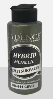 Cadence - Hybride Acrylverf - Metallic - Walnut - 120 ml (HM-811)