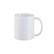 Porseleinen Matte witte mok 11OZ (MOK11OZWITMAT)