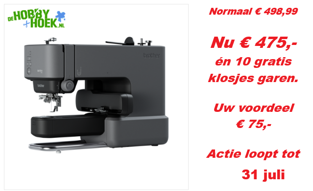 Brother Skitch PP1 - Nu met 10 gratis klosjes borduurgaren  (twv € 50,-)