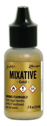 Ranger Alcohol Ink 15 ml - gold TIM22053 Tim Holz