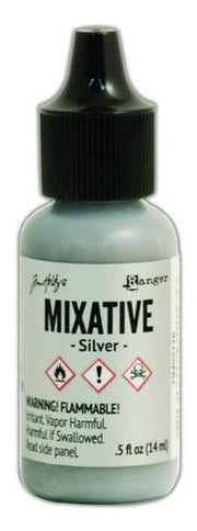 Ranger Alcohol Ink 15 ml - silver TIM22176 Tim Holz