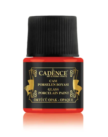 CadenceOpague Glas & Porselein verf Aardbeienrood 0550 45ml (0550)  *