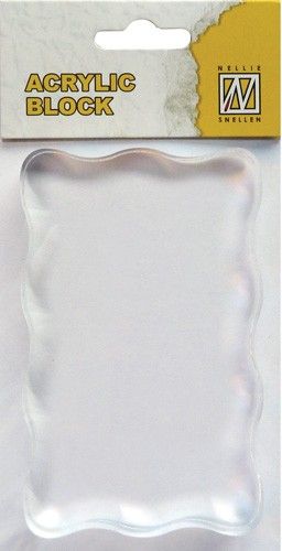Acrylic Block  8 x 5 cm(voor clearstamps) (AB005)