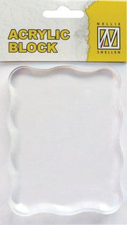 Acrylic Block  7 x 9 cm(voor clearstamps) (AB006)