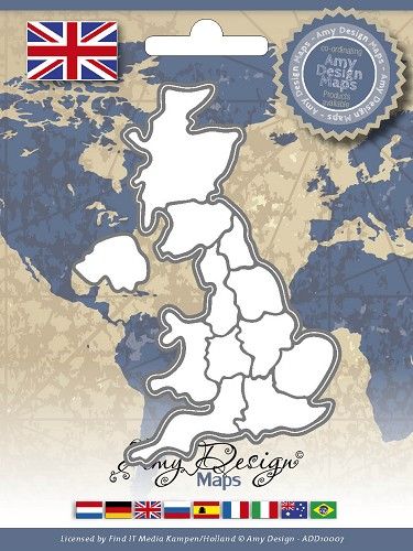 Die - Amy Design - Maps - United Kingdom (AFGEPRIJSD)