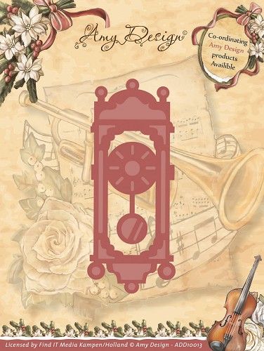 Die - Amy Design - Vintage Christmas Collection Die - Old-Fasioned Clock (AFGEPRIJSD)