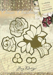 Die - Amy Design - Die - Classic Christmas - Roses (AFGEPRIJSD)