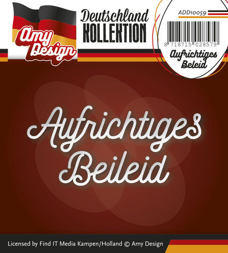 Die - Amy Design - Aufrichtiges Beleid (AFGEPRIJSD)