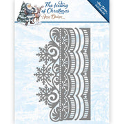 Die - Amy Design - The feeling of Christmas - Ice crystal border (AFGEPRIJSD)