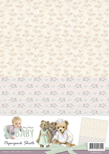 Paperpack background sheets 1 - Baby Collection - Amy Design