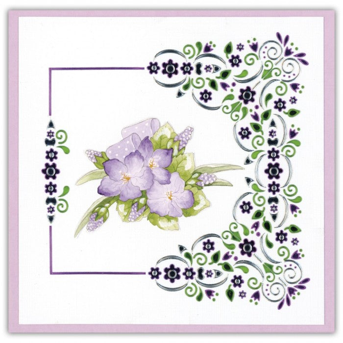 Dot and Do 276 - Precious Marieke - Purple Blossom