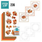 Stitch and Do 236 Yvonne Creations - Orange Floral
