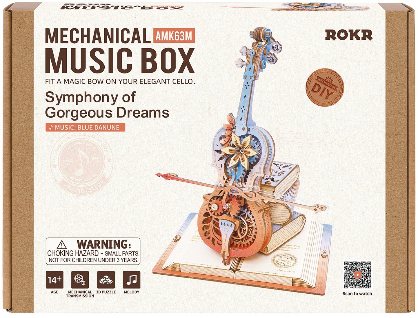 Robotime Magic Cello - Symphony of Gorgeous Dreams (AMK63M) *