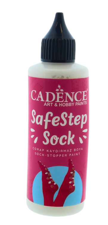 Cadence SafeStep Sock-Stop Anti-Slip Verf White (0235) *