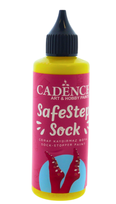 Cadence SafeStep Sock-Stop Anti-Slip Verf Yellow (0003) *