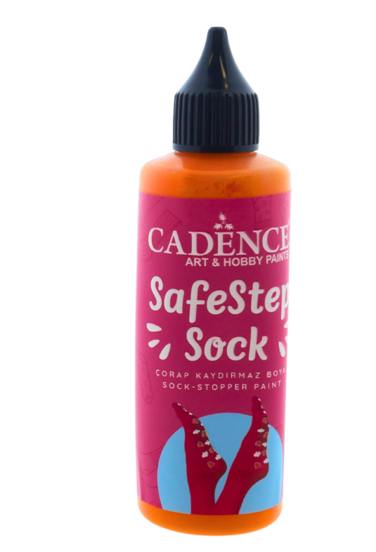 Cadence SafeStep Sock-Stop Anti-Slip Verf Orange (0004) *
