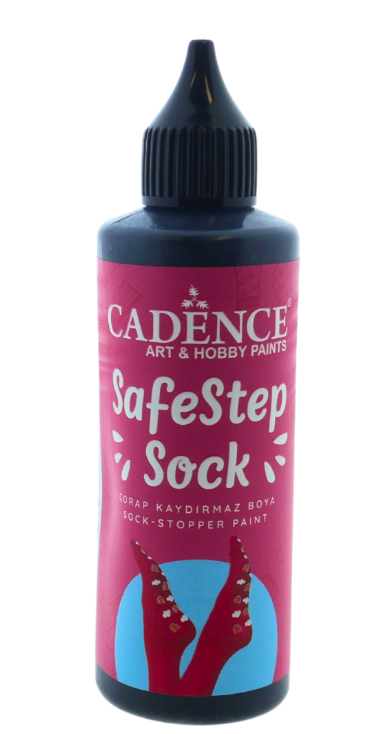 Cadence SafeStep Sock-Stop Anti-Slip Verf Black (0008) *