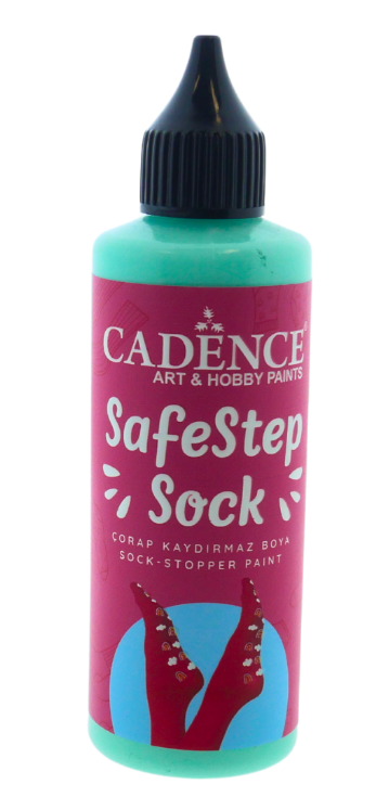 Cadence SafeStep Sock-Stop Anti-Slip Verf Mint Green (0012) *
