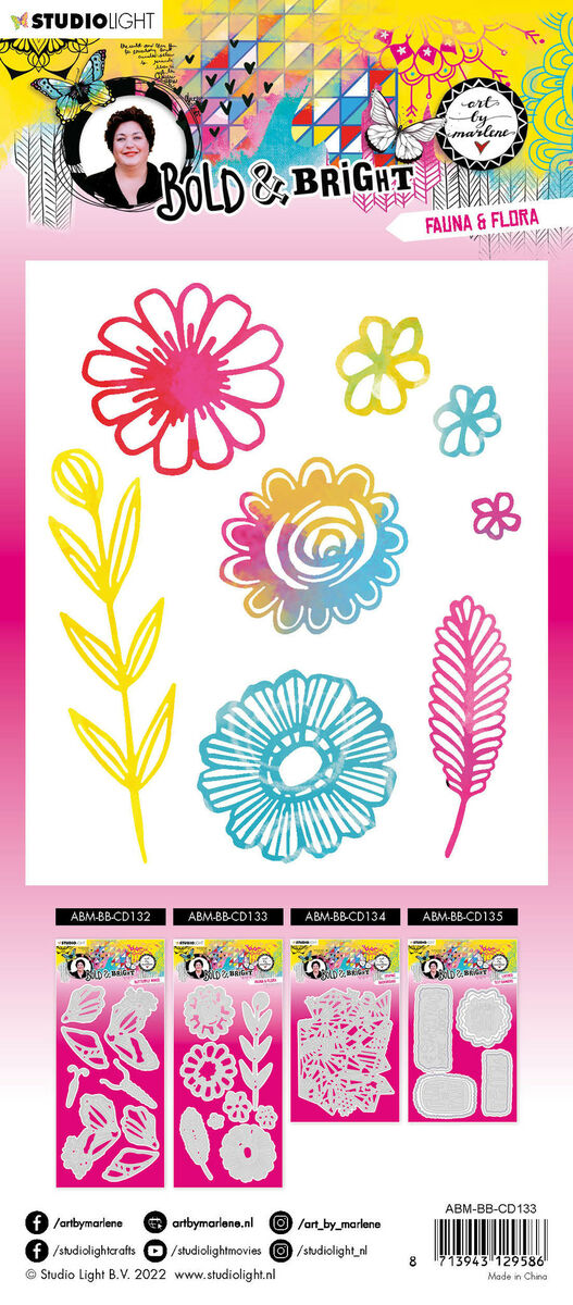 Studio Light Cutting Die ABM Bold & Bright nr.133 ABM-BB-CD133 110x210mm*