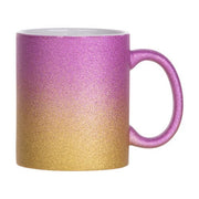 Glitter Sublimatie Mok 11oz - goud-roze verloop (B11GTMX-PRGD)