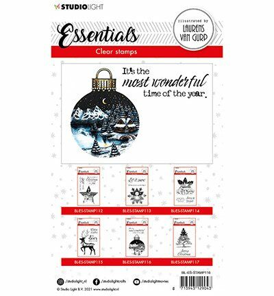 BL Clear stamp Christmas Ball Essentials 105x148mm nr.116 (BL-ES-STAMP116) (AFGEPRIJSD)