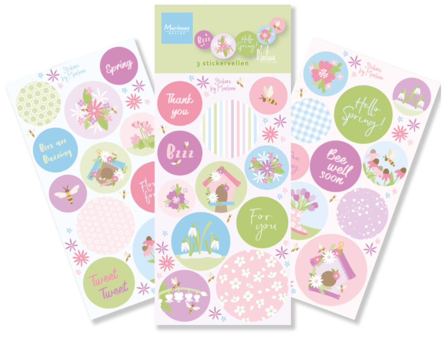 Stickers by Marleen Hello Spring (CA3199) *