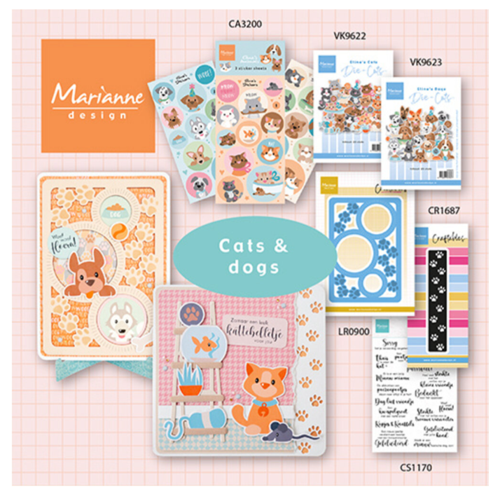 Decorations Stickers Eline's Cats & Dogs (CA3200) *