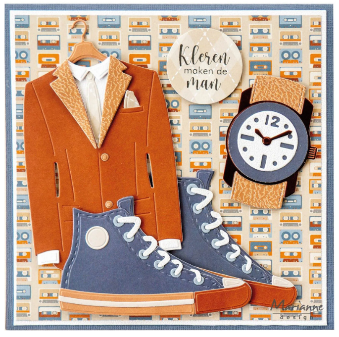 Marianne Design • Stickers Hi Handsome! by Marleen (CA3205) *