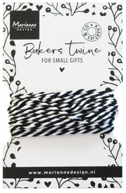 Marianne Design • Bakers Twine Black & White (CA3212) *