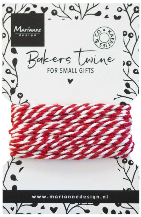 Marianne Design • Bakers Twine Red & White (CA3213) *