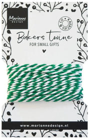 Marianne Design • Bakers Twine Green & White (CA3214) *