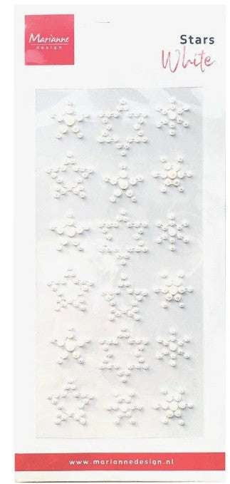 Marianne Design • Pearl Stars White (CA3215) *