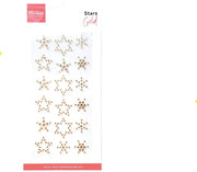 Marianne Design • Rhinestone Stars Gold (CA3217) *