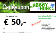 Cadeaubon T.w.v. € 50,-