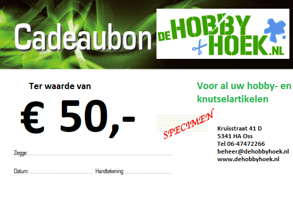 Cadeaubon T.w.v. € 50,-