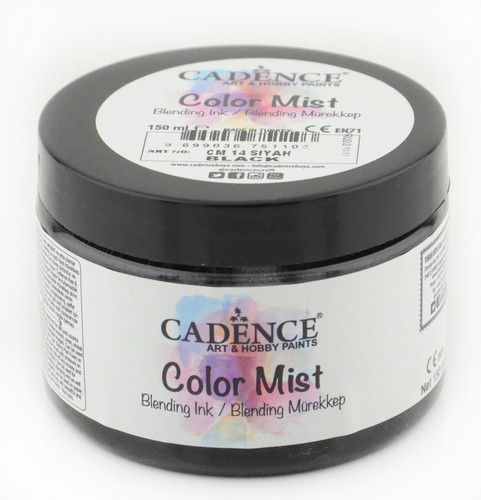 Cadence - Color Mist Bending Inkt verf - Zwart - 150 ml (0014) *