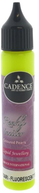 Cadence - Colored Pearls - Neon Geel - 25 ml  (Pearls0573) *