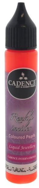 Cadence - Colored Pearls - Neon Oranje - 25 ml (Pearls0576) *
