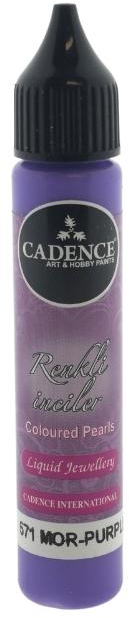 Cadence - Colored Pearls - Opaque - Paars - 25 ml (Pearls0571) *