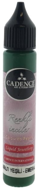 Cadence - Colored Pearls - Opaque - Smaragdgroen - 25 ml (Pearls0556) *
