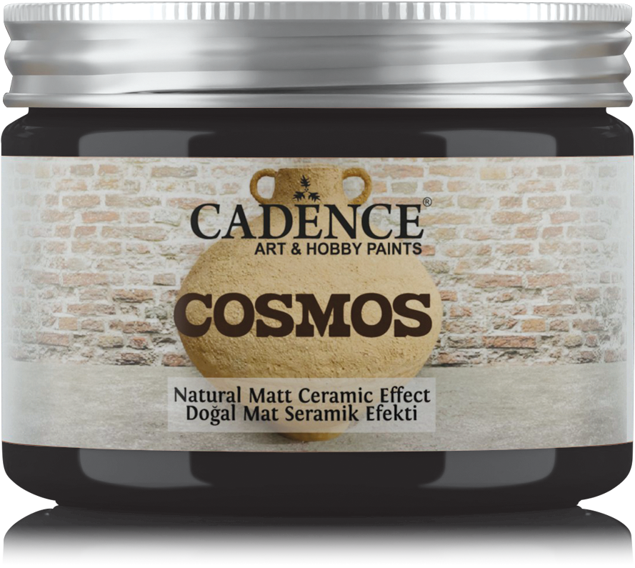 Cadence - Cosmos Naturel Matt - Keramiek Verf - Black - 150 ml (0016) *
