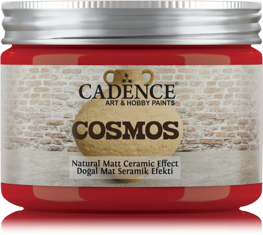 Cadence - Cosmos Naturel Matt - Keramiek Verf - Candy Apple - 150 ml (0005) *