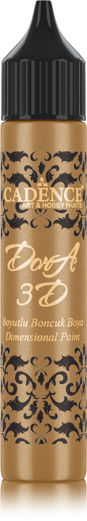 Cadence -Dora 3D Metallic Dimensional Verf - Antique Gold - 25 ml (5150) *
