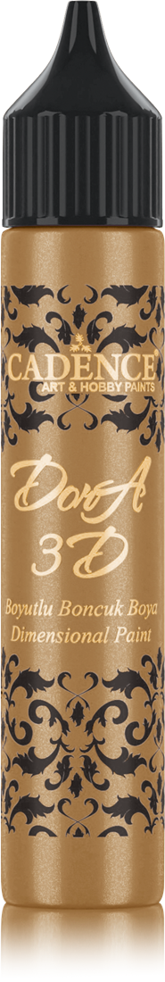 Cadence -Dora 3D Metallic Dimensional Verf - Antique Gold - 25 ml (5150) *