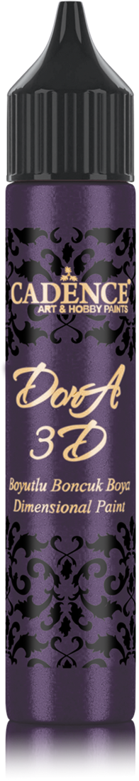 Cadence - Dora 3D Metallic Dimensional Verf - Dark Orchid 25 ml (5139) *