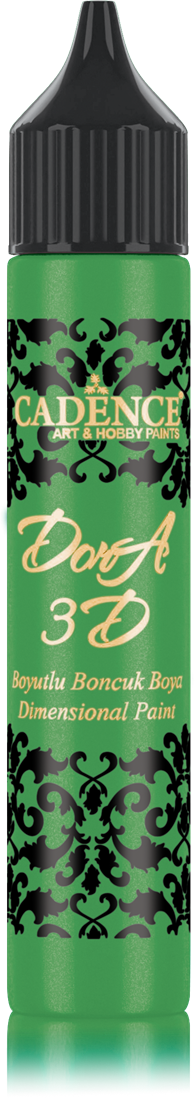 Cadence - Dora 3D Metallic Dimensional Verf - Groen - 25 ml (5135) *
