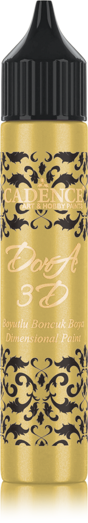 Cadence - Dora 3D Metallic Dimensional Verf - Rijk Goud - 25 ml (5136) *