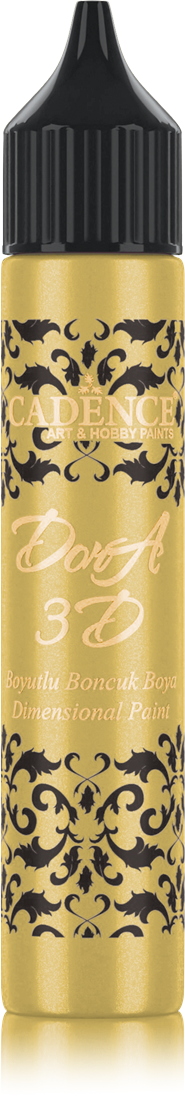Cadence - Dora 3D Metallic Dimensional Verf - Rijk Goud - 25 ml (5136) *