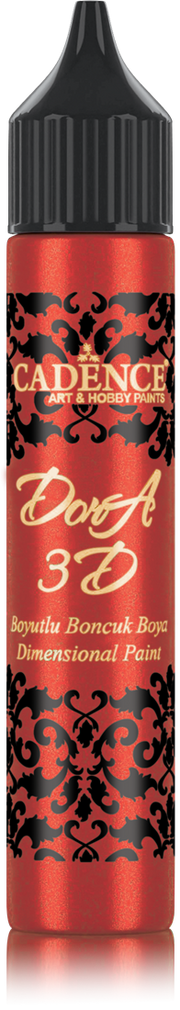Cadence - Dora 3D Metallic Dimensional Verf - Rood - 25 ml(5133) *