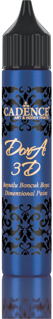 Cadence - Dora 3D Metallic Dimensional Verf - Sax Blauw - 25 ml (5154) *